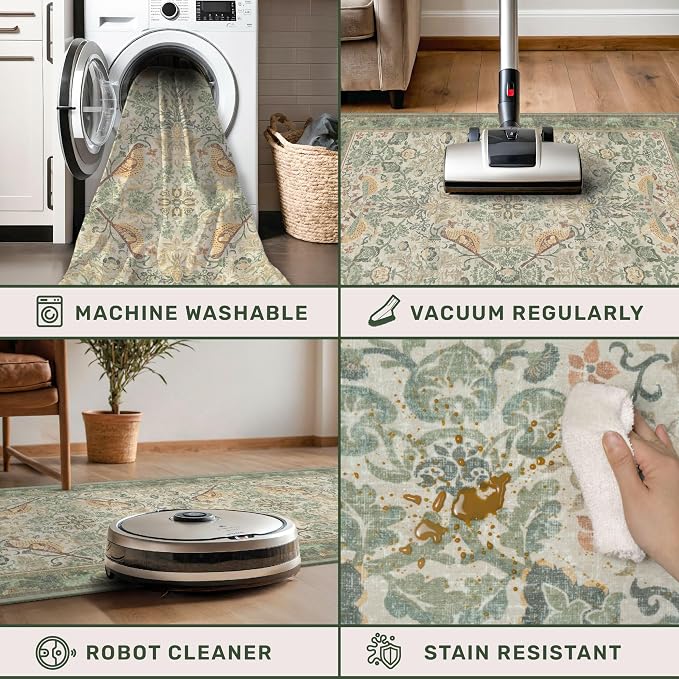 Hazo Haus Washable 6x8 Area Rug - Image 4