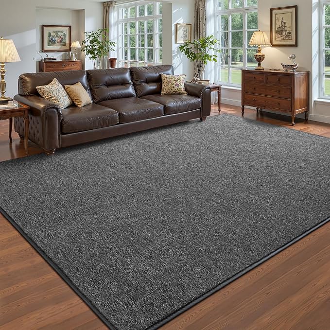 Pettop 6x9 Black Grey Area Rugs by Pettop