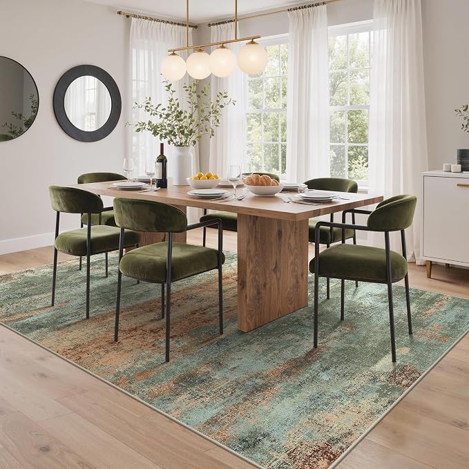 BEIMO Area Rugs 6x9 for Living Room Bedroom, Modern Abstract Machine Washable - Image 3