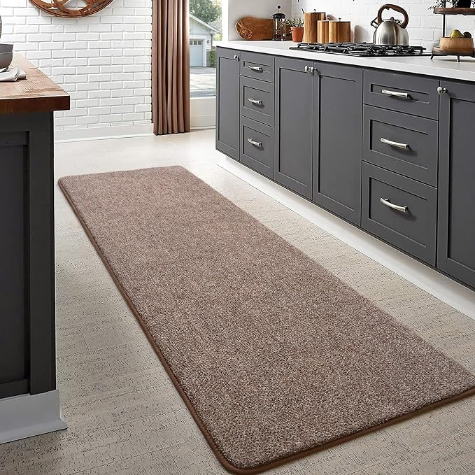 Keeko 2x8 Bedside Runner Rugs for Bedroom Living Room Hallway Non Slip Washable - Image 4