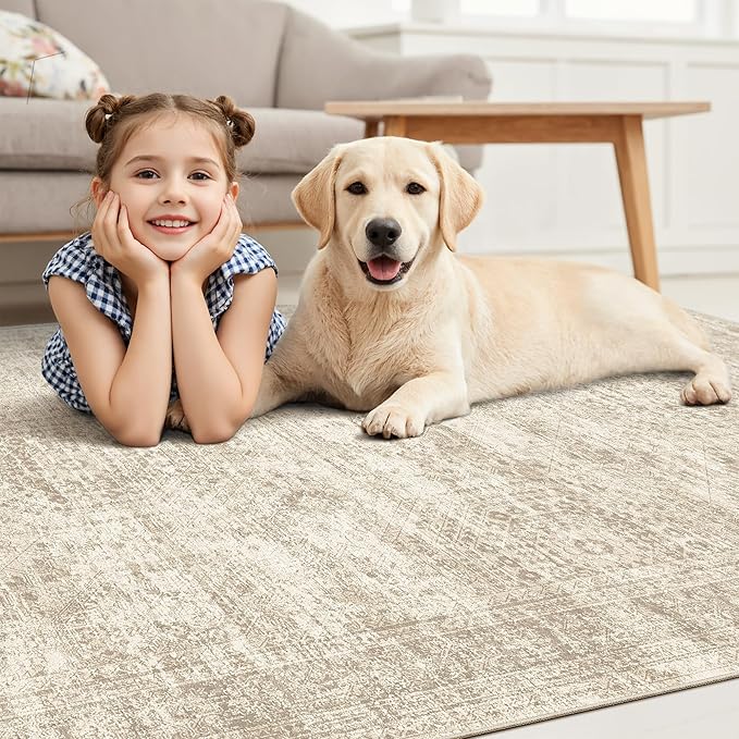 Soalmost Washable Area Rug 8x10, Large Soft Rugs - Image 9