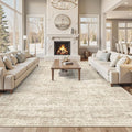 Soalmost Area Rug 10x12 Vintage Washable Living Room Large Carpet Non Slip by Soalmost