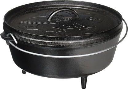 Lodge Boy Scouts of America Cast Iron Camp Dutch Oven, Pre-Seasoned by Lodge