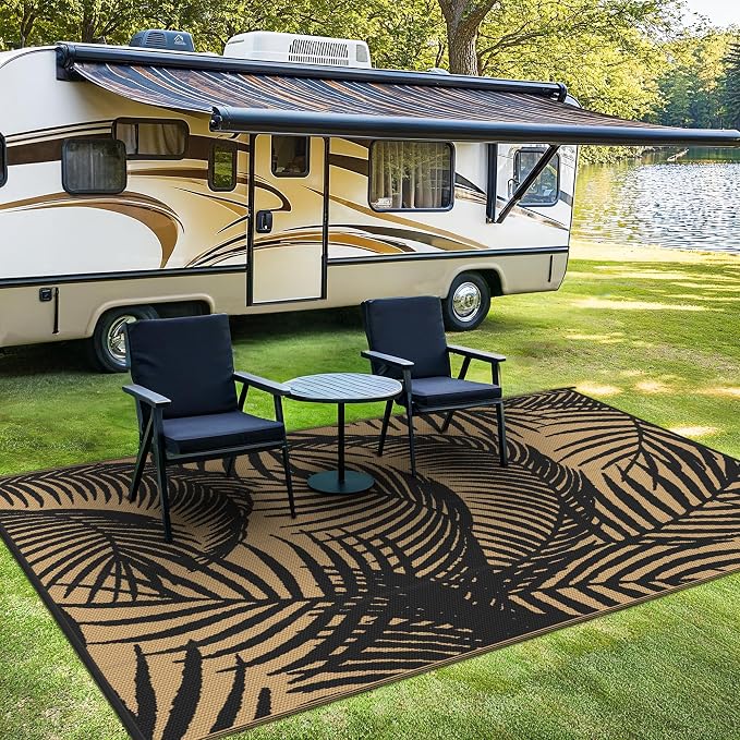 GENIMO Outdoor Rug 9' x 12' Waterproof - Image 4