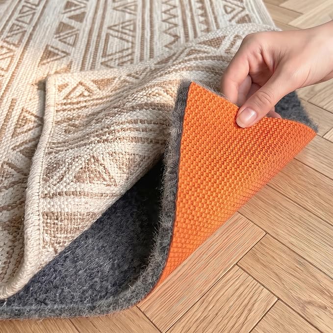 Rug Pad 9 x 12 Ft Non-Slip, Felt and Natural Rubber Backing, 1/4" Thick by Cosyearn