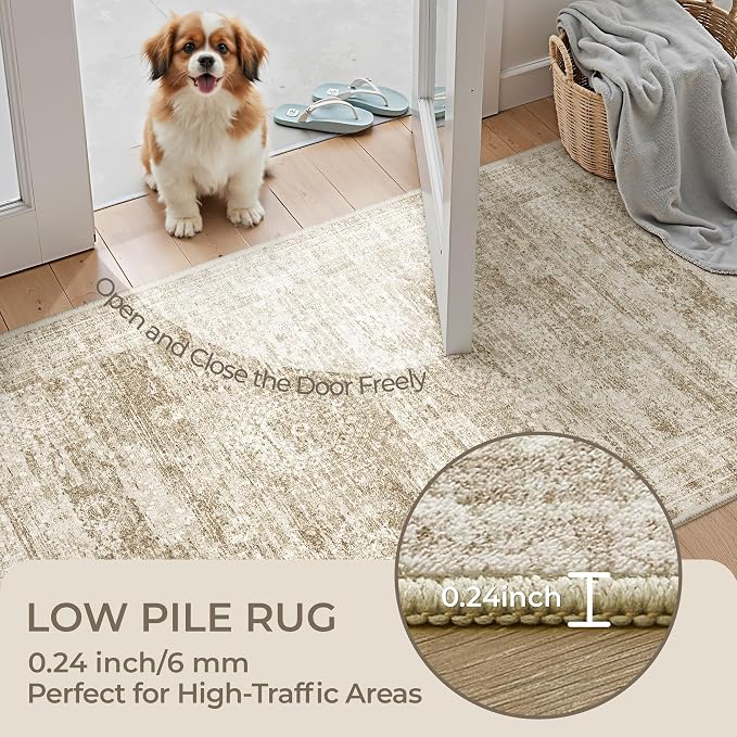 Washable Runner Rug 2.5x16, Non-Slip Long Hallway Runner - Image 6