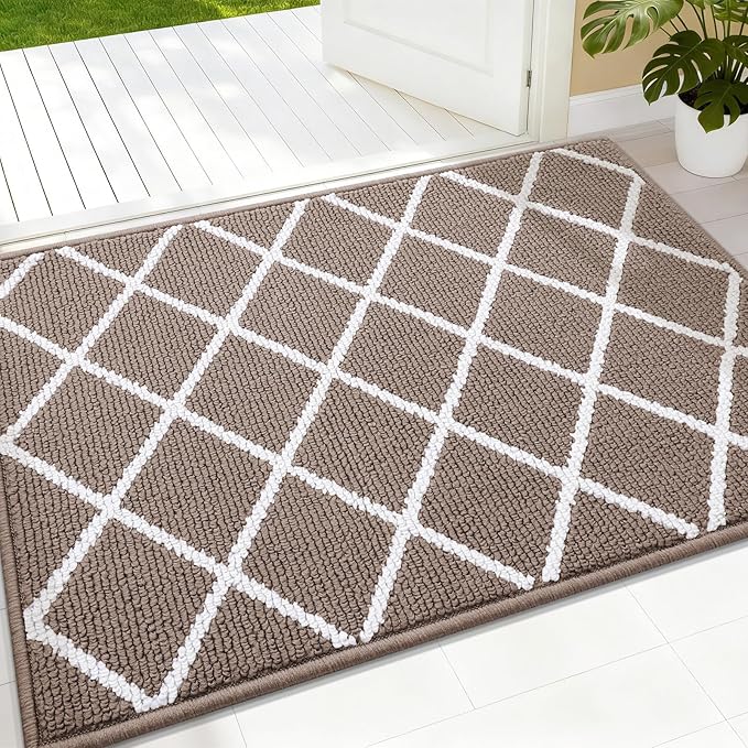 Finchitty Indoor Door Mat, Dirt Resistant and Absorbent, Low-Profile, Washable by Finchitty