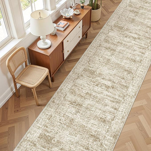 3x14 Washable Runner Rug for Hallway, Non-Slip Long Hallway Runner for Entryway by Restydon