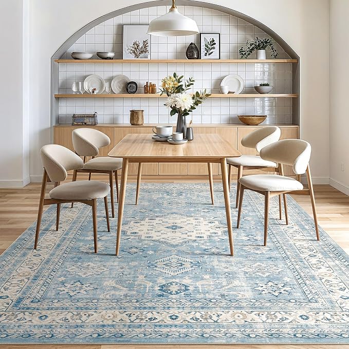 Vintage Living Room Area Rug 5x7 - Image 8