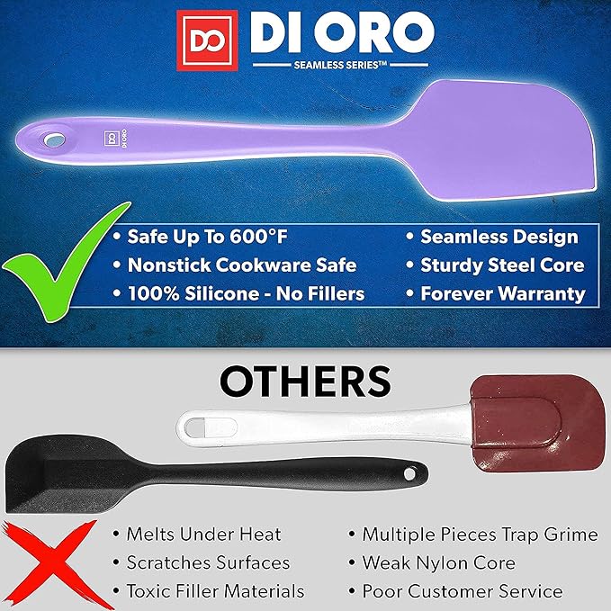 DI ORO Silicone Spatula Set - Image 2