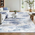 Washable Rug 6x9, Abstract Morden Soft Area Rug, Non-Slip Low Pile Rugs by Yarooge