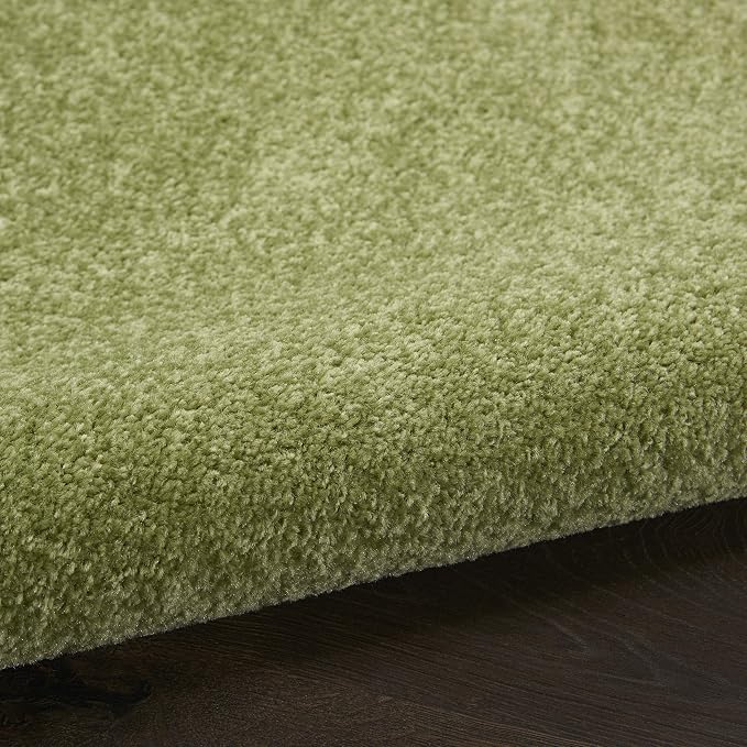 Nourison Home Nourison Essentials Green 2'2" x 20' Area Rug - Image 6