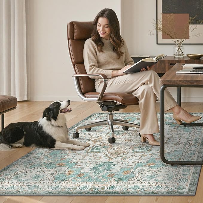 36"x60" Office Chair Mat for Hardwood Tile Floor, Under Desk Carpet Protector - Image 7
