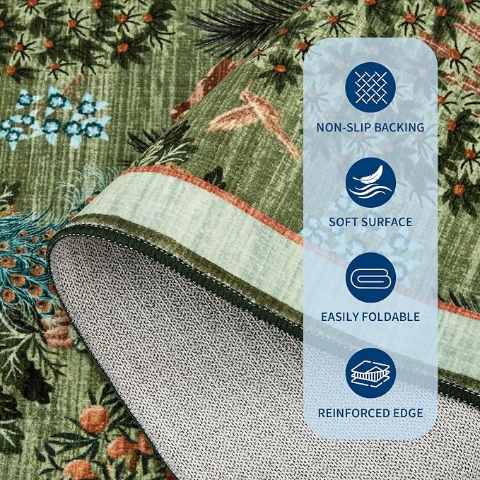 GarveeHome Jungle Rug 2.5x8 Kitchen Runner Rug Non Slip Washable Runners - Image 6