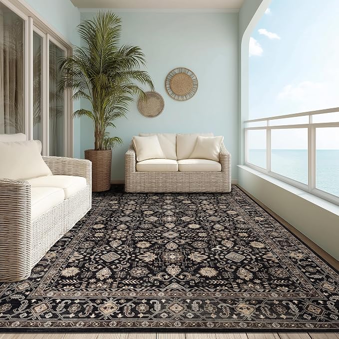 Ruaruarug Washable Area Rug 10x14 - Image 3