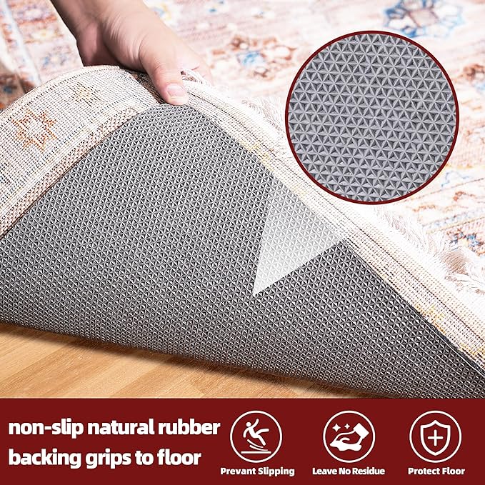 BAGAIL Felt and Natural Rubber Backing Rug Pads 3/8” Thick, 4 x 6 Ft Non Slip - Image 4