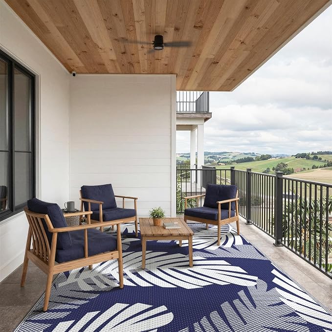 GENIMO Waterproof Outdoor Rug 6' x 9' - Image 6
