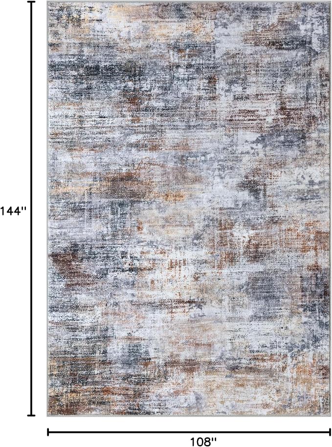 IOHOUZE Abstract Area Rugs 9x12 Ft Washable Large Rugs - Image 2