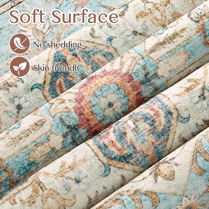 Tortania Area Rug 2x8 Runner Rugs - Image 6