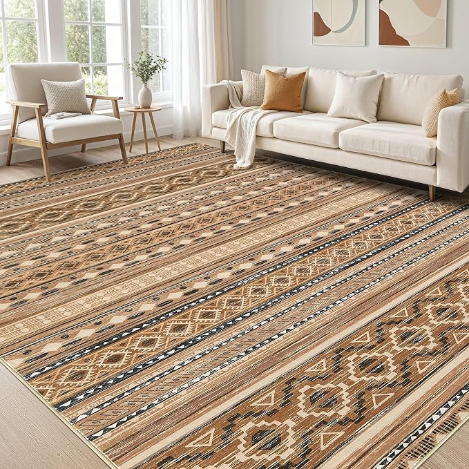 cotiled 6x9 Area Rugs Living Room Rug: Washable Boho Rugs by COTILED