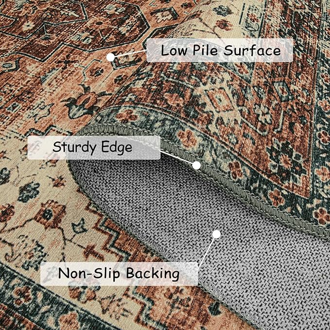 Moynesa Ultra-Thin Washable 10x14 Area Rugs - Image 6