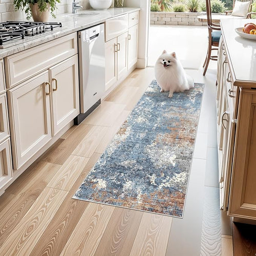 2x4 Runner Rug Washable Non-Slip – Small Throw Rug by BYYVOORugsforYourHome