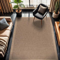 CAMILSON Easy Jute Rug 6x9, Indoor Outdoor Natural Color Fiber Area Rugs by CAMILSONIndoorOutdoorAreaRugs