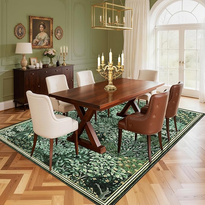 GarveeHome Forest Rug 9x12 Washable Area Rugs - Image 8