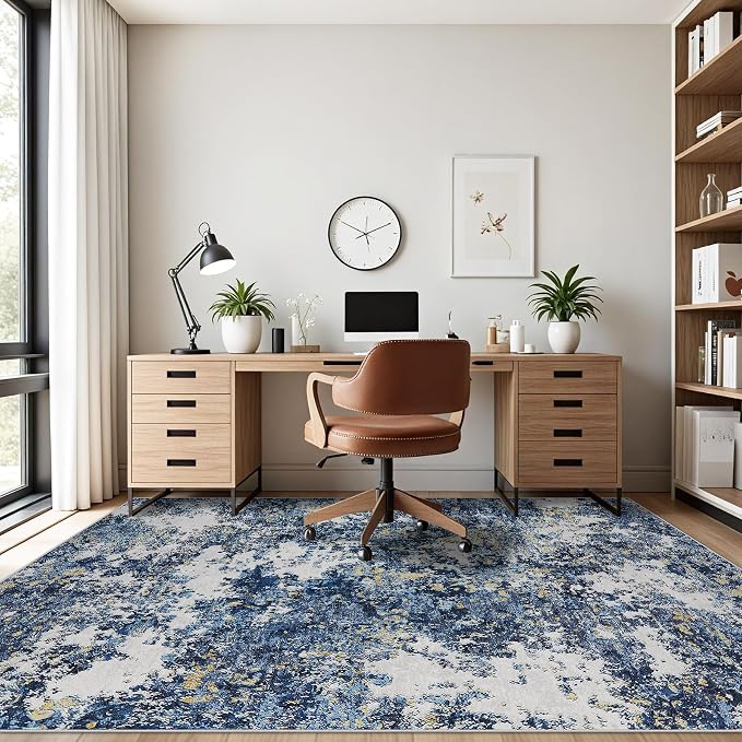 8x10 Area Rug for Living Room Bedroom: Large Washable Rug - Image 4