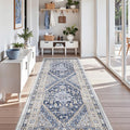 zesthome 3x8 Runner Rug Non Slip Washable by Zesthome