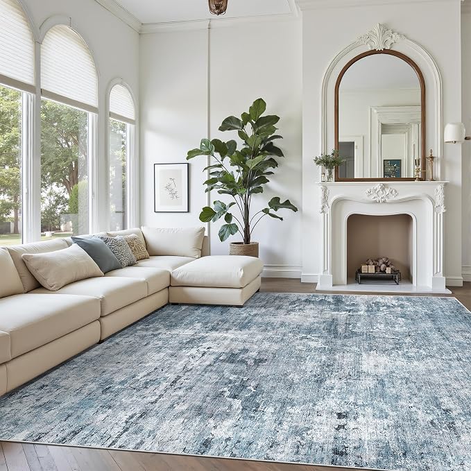 Soalmost Washable Area Rug 8x12, Large Soft Rugs - Image 4