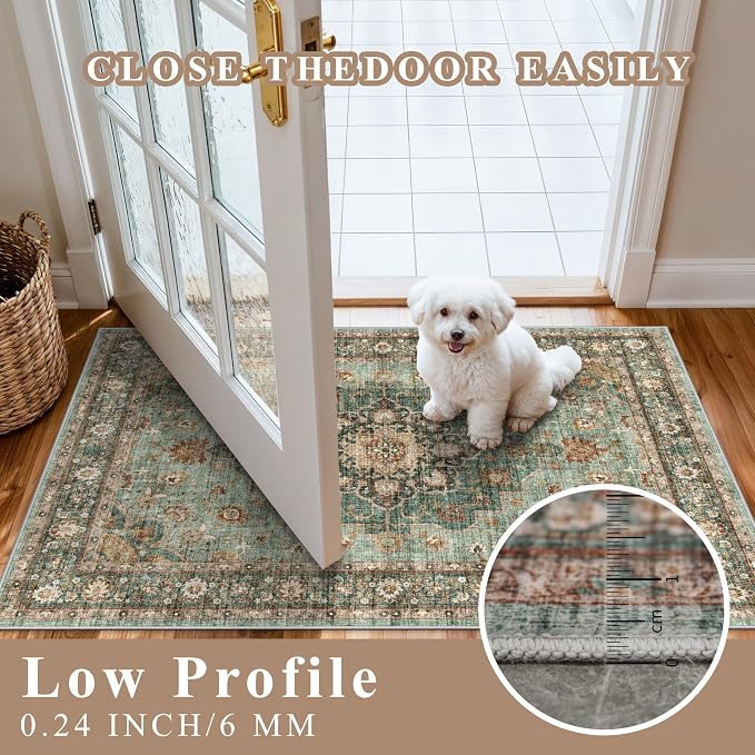 4x6 Area Rugs for Living Room: Perfect for Bedroom Kitchen Kids Room Nursery - Image 2