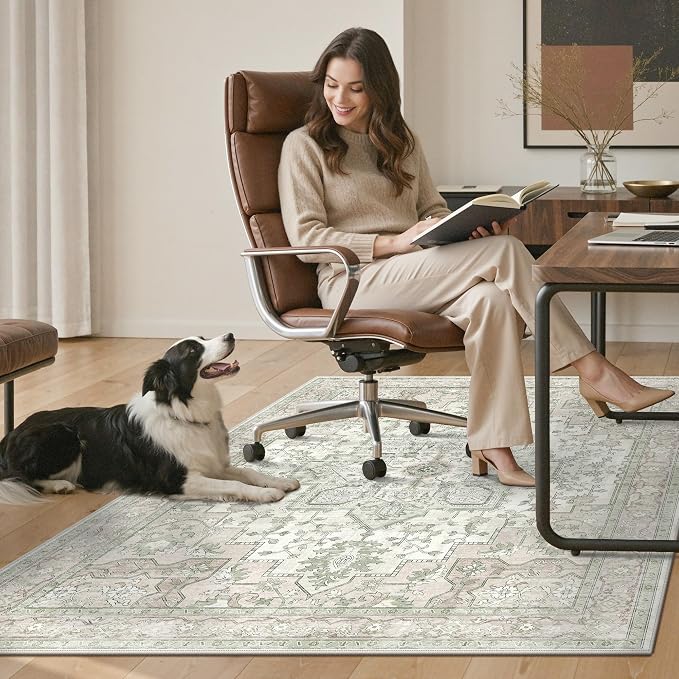 36"x48" Office Chair Mat for Hardwood Tile Floor, Under Desk Carpet Protector - Image 7
