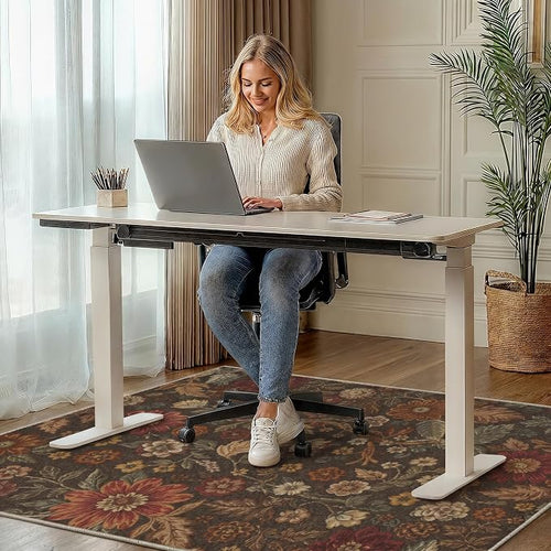 36"x48" Office Chair Mat for Hardwood Tile Floor, Under Desk Carpet Protector - Image 2