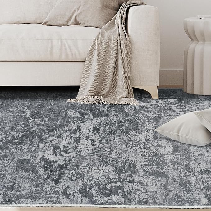 4x6 Area Rugs for Living Room Rug Washable: Abstract Rug for Dining Room - Image 9