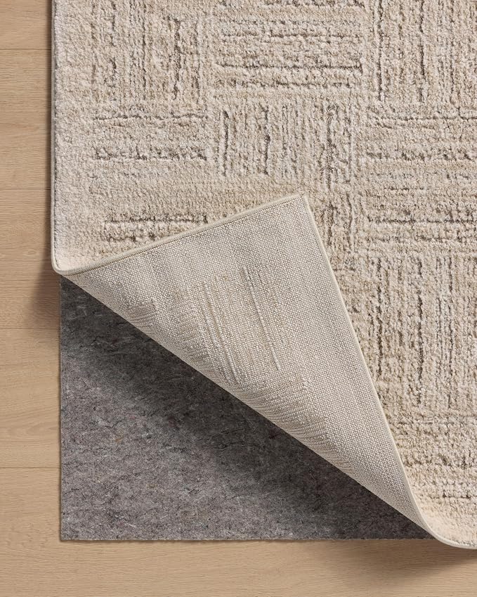 Loloi Amber Lewis Monty Collection MOT-01 Ivory/Taupe 7'-10" x 10', .50" Pile - Image 8