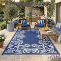 Garvee Outdoor Rugs 8’x10’ Waterproof Reversible Mats, Large Area Plastic Straw by Garvee