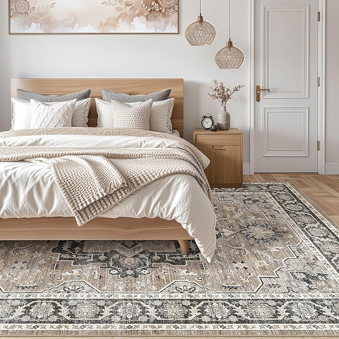 Vintage Living Room Area Rug 6x9 - Image 6