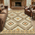 BESTSWEETIE Area Rug 5x8 Rug Machine Washable Non-Slip Low Pile Print Pattern by BESTSWEETIE