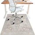 48"x60" Office Chair Mat for Hardwood Tile Floor, Under Desk Carpet Protector by BESBLEE