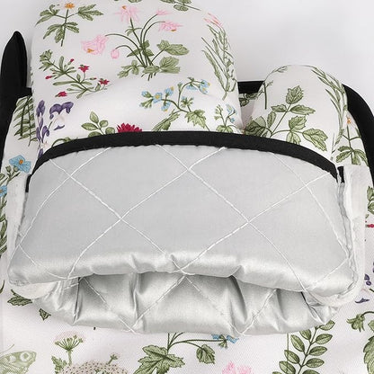 Floral Oven Mitts and Pot Holders Sets Wildflower Oven Gloves Heat Resistant 4 - Image 5