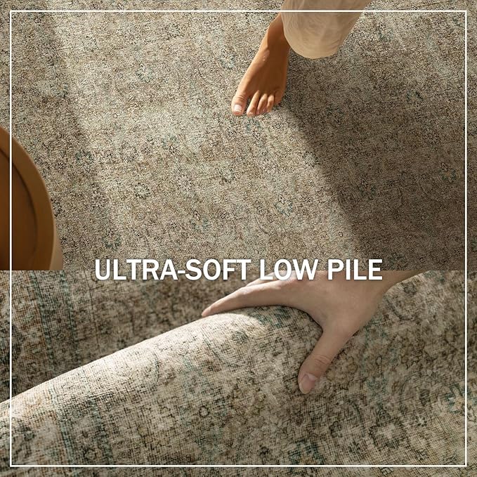 Washable Runners for Hallways Kitchen Rug: 2'x6' Runner Rugs Stain Resistant - Image 4