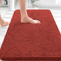OLANLY Bathroom Rugs 35x24, Extra Soft Absorbent Chenille Bath Rugs, Rubber by OLANLY