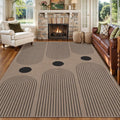 Tangsoo Modern Easy Jute Rug 5x7 Large Washable Area Rugs by Tangsoo