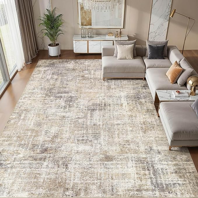 cotiled Washable 8x10 Area Rug for Living Room by COTILED
