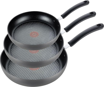 T-Fal Ultimate Hard Anodized Nonstick Fry Pan Set 3 Piece: 8, & 12 Inch by T-falbrand