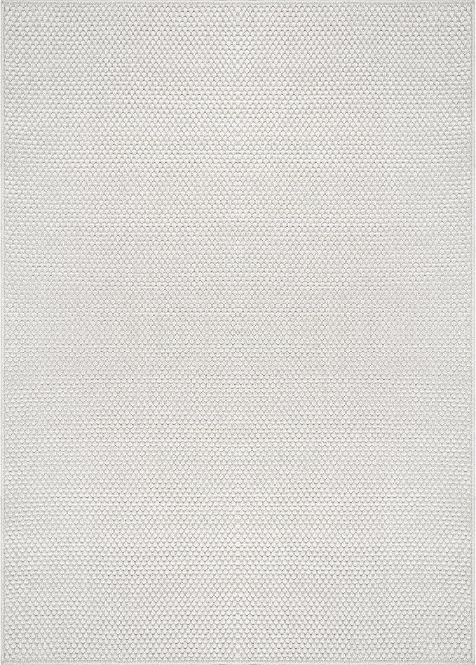CAMILSON Easy Jute Rug 9x12, Large Indoor Outdoor Off-White Farmhouse Area Rugs - Image 3