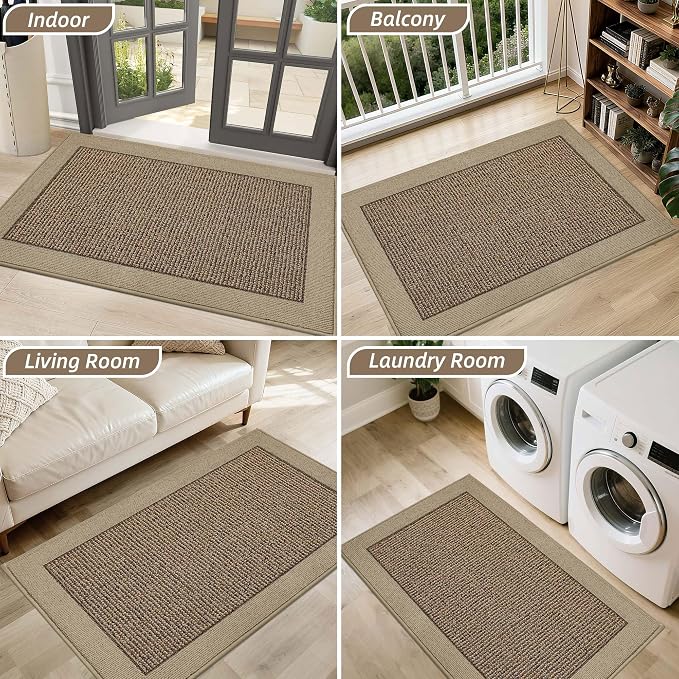 BEQHAUSE Indoor Door Mat 36" x 60", Dirt Trapper Door Mats Non-Slip Entryway - Image 8