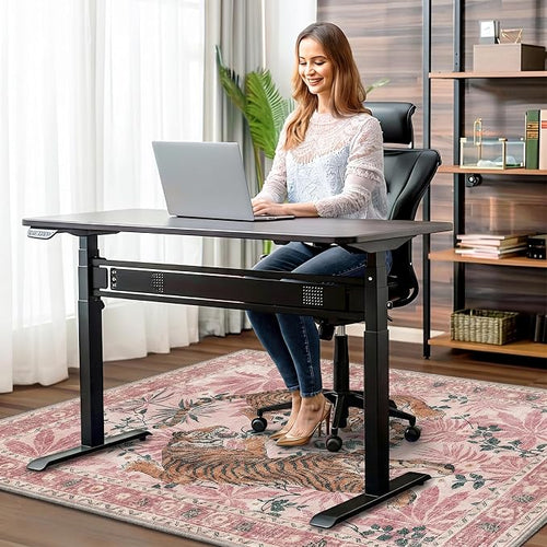 36"x60" Office Chair Mat for Hardwood Tile Floor, Under Desk Carpet Protector - Image 2