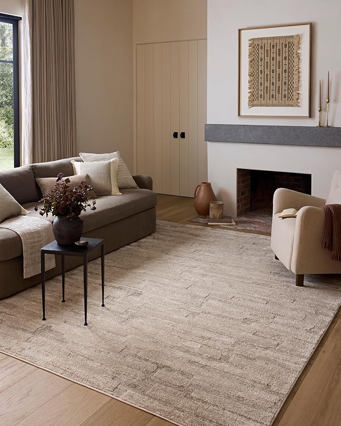 Loloi Amber Lewis Monty Collection MOT-04 Taupe/Beige 7'-10" x 10' Area Rug by Unknown